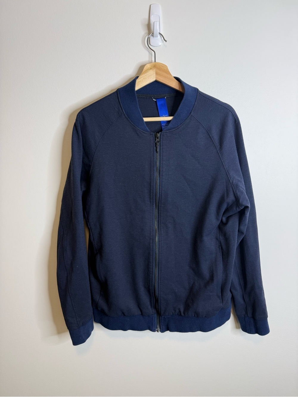 Kit and Ace Navy Zip-Up Lightweight Bomber Jacket size large